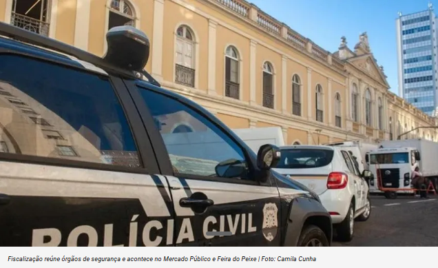 Força-tarefa apreende 2,5 toneladas de pescado impróprio em Porto Alegre