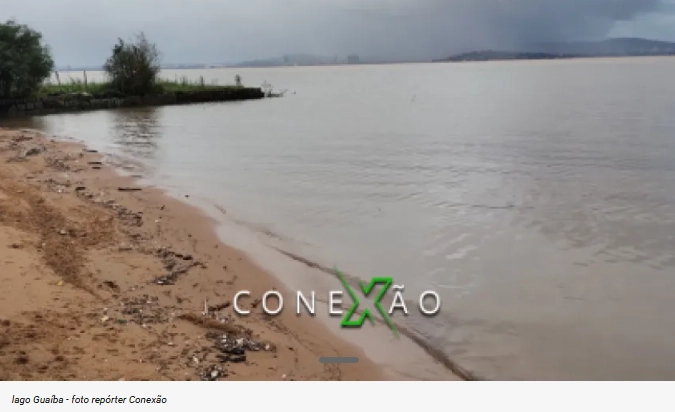 GUAÍBA ATINGE COTA EM QUE AS ILHAS DE PORTO ALEGRE COMEÇAM A ALAGAR